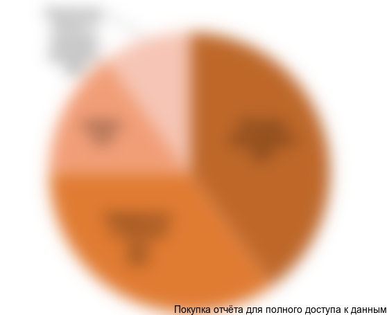 Диаграмма 17. Структура продаж мороженого по основным каналам, %