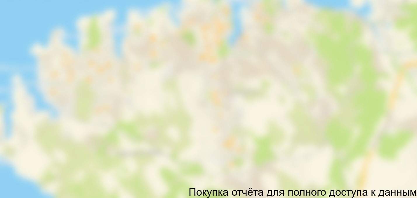 Рисунок 2. Стоматологии на карте Севастополя