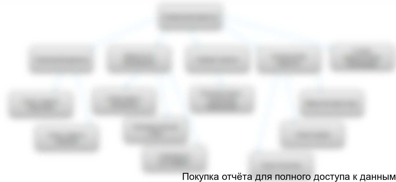 Рисунок 4.2. Организационная структура компании
