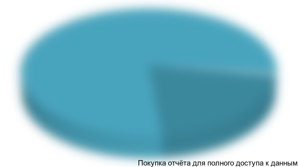 Рисунок 3.12 Сегментация производства соли в РФ