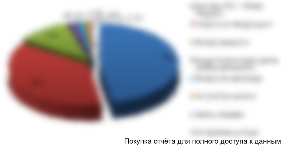 Рисунок 6.2 Структура постоянных издержек, %