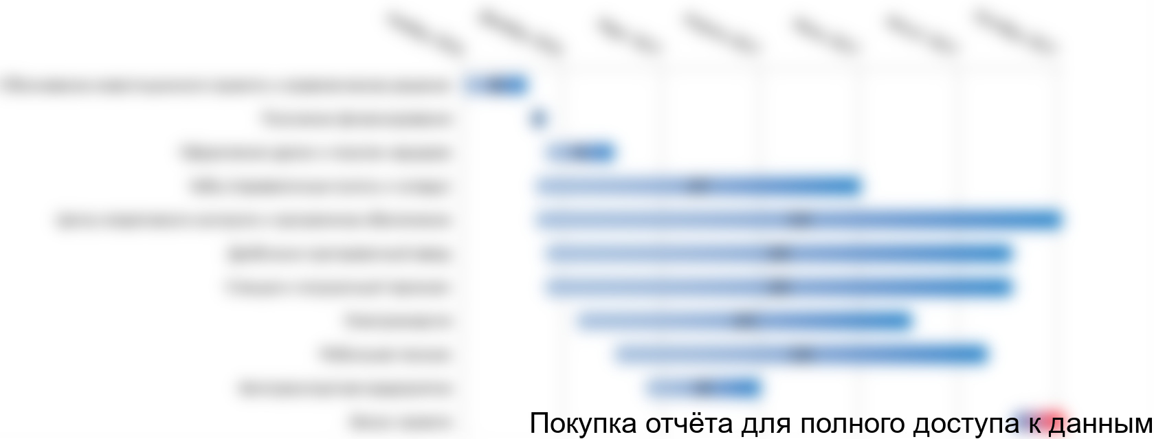 Рисунок 4.3 График реализации проекта