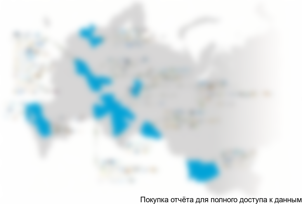 Рисунок 8. Географическое распределение производителей ДПД.