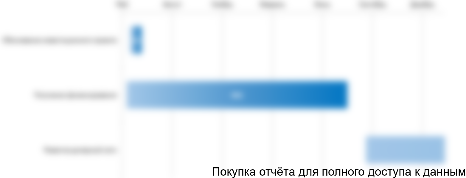 Рисунок 6.1. График реализации проекта