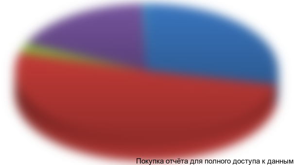 Рисунок 6.1 Структура инвестиций в проект, %