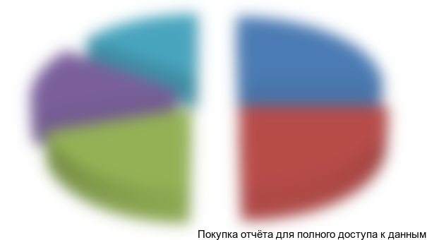 Рисунок 6.1. Структура производства и продаж яблок